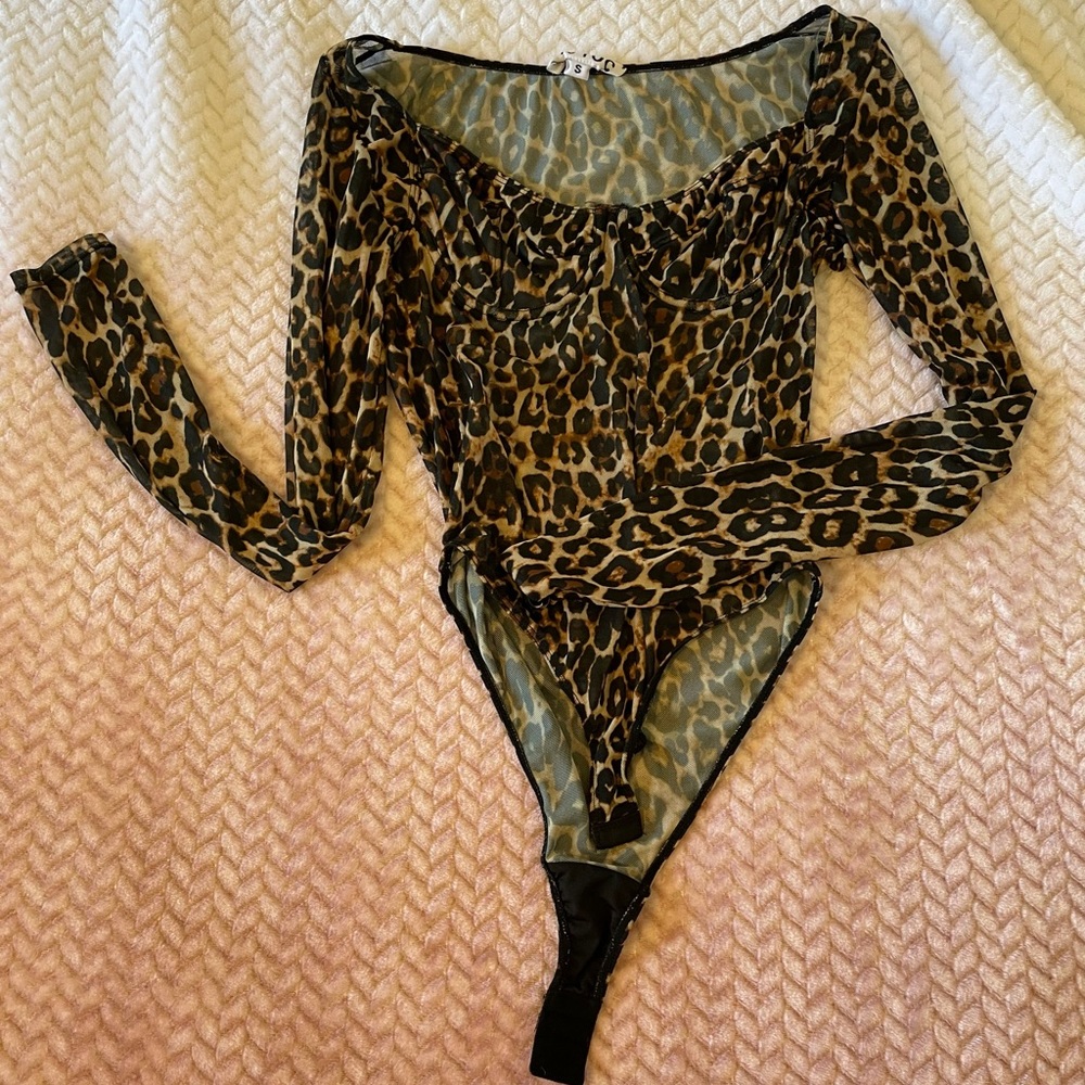 Cheetah Sheer Bodysuit